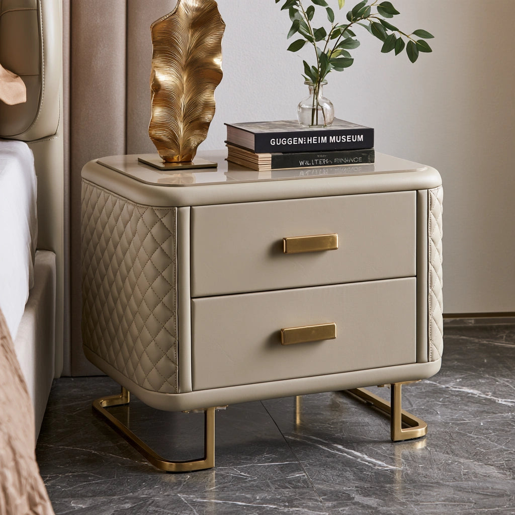 Nachttisch, Farbe: taupe