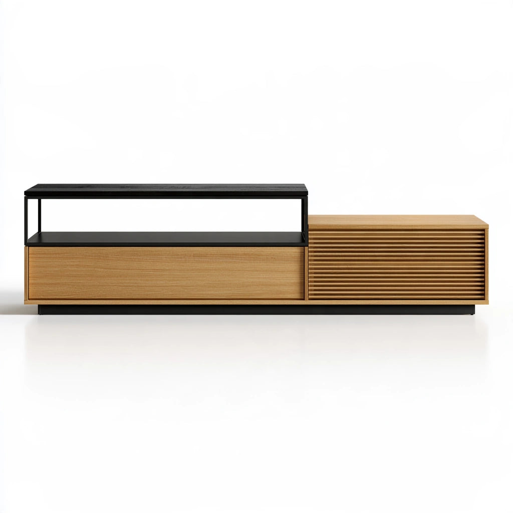 Moderner TV-Schrank, Farbe: grau