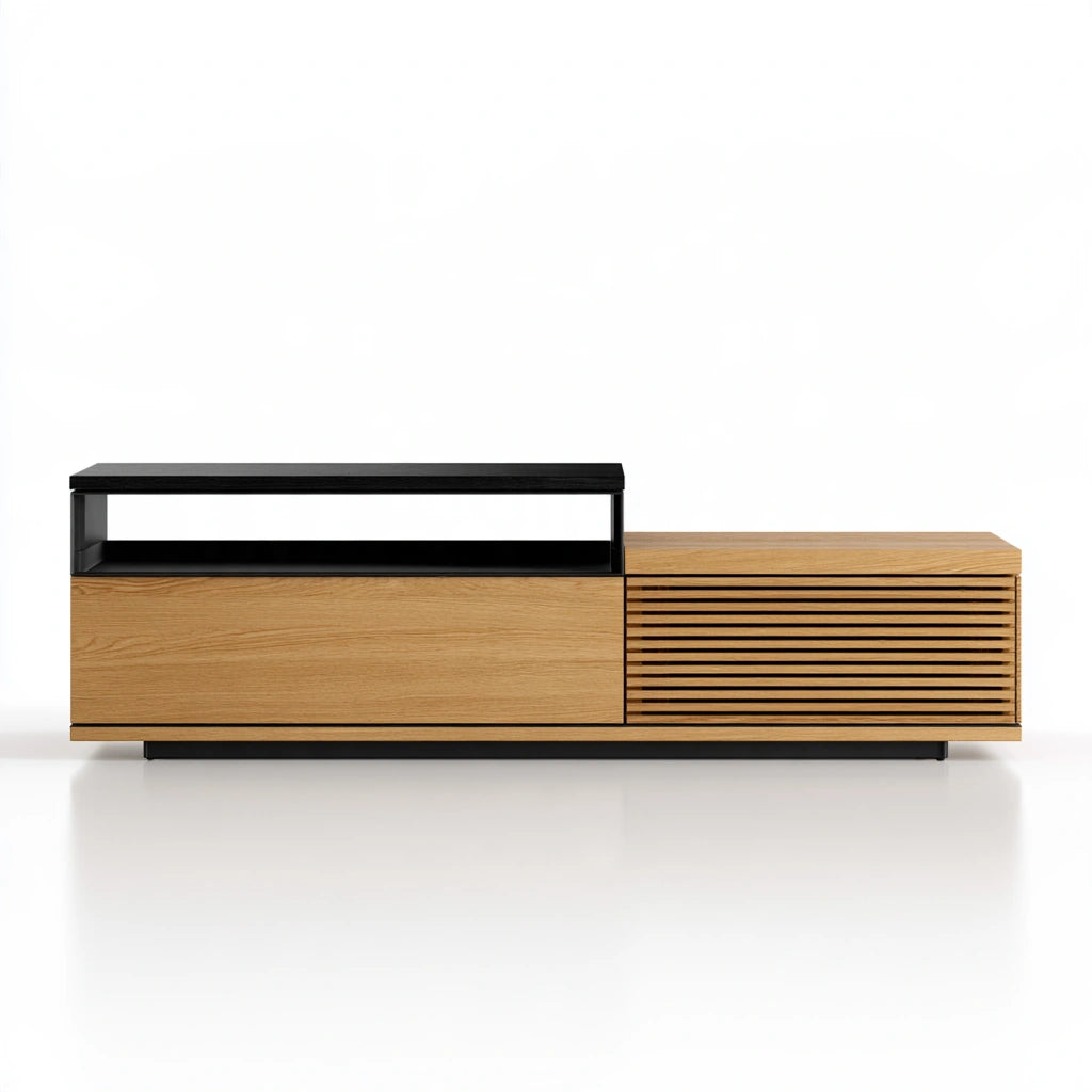 Moderner TV-Schrank, Farbe: grau