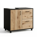Badezimmerschrank, Farbe: schwarz