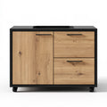 Badezimmerschrank, Farbe: schwarz