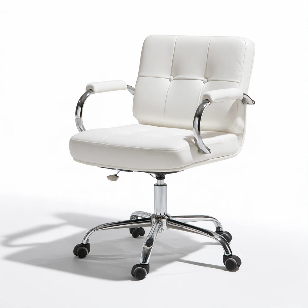 Ergonomischer Bürostuhl, Farbe: weiß