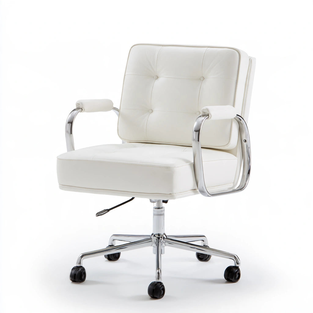 Ergonomischer Bürostuhl, Farbe: weiß